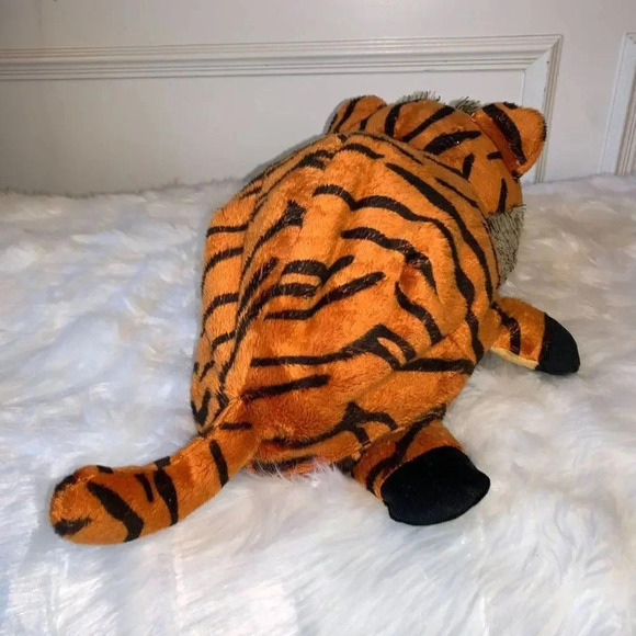 FLIP A ZOO Plush 2-in-1 Toy 17" Happy the Hedgehog & Rio the Tiger - Picture 4 of 12